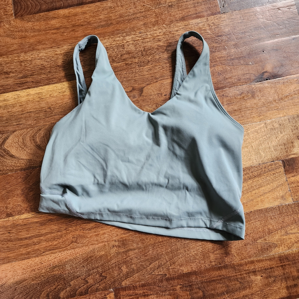 lululemon athletica Light Gray Sports Bra